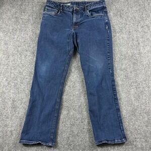 Stio Jeans Mens 36S Blue Straight Leg Denim Pants Outdoor Casual Classic Wash